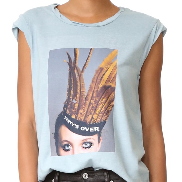 Pam & Gela Tops - NWT: Pam & Gela: “Party’s Over”  tee💕